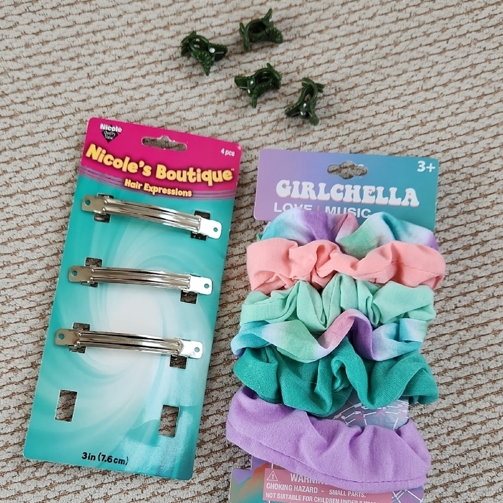 Hair Scrunchies, Clips